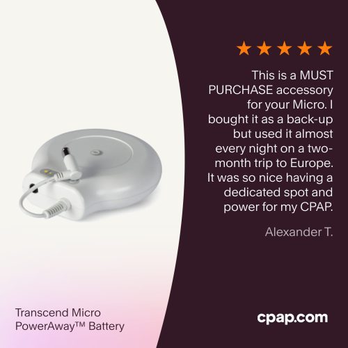 Testimonial Transcend Micro PowerAway Battery