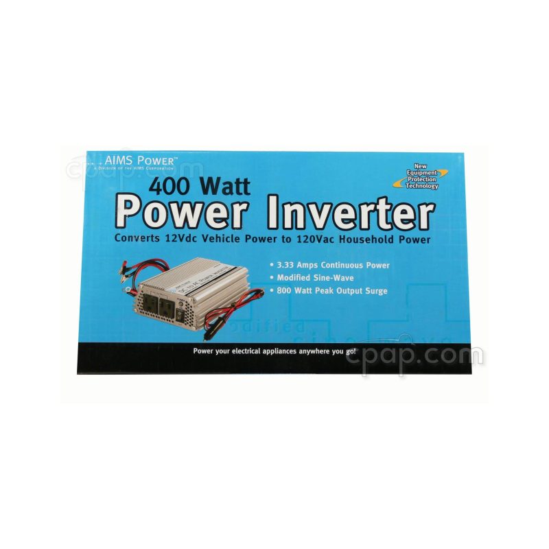 box 400 watt dc to ac power inverter cpapdotcom