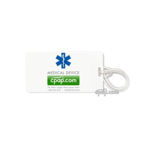 cpap 2 luggage tag back