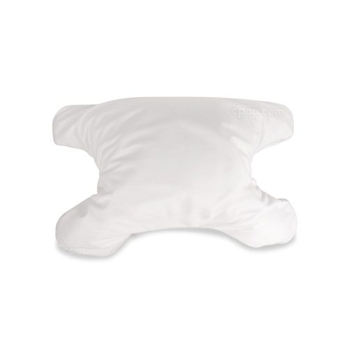 SleePAP CPAP Pillow with Pillowcase - Plain White Fabric - Flat View (Pillow Not Included)