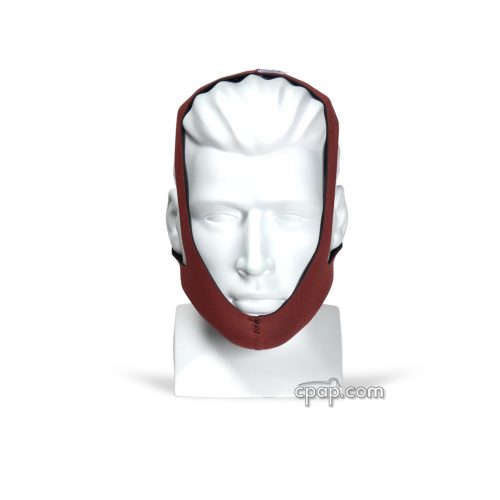 tiara ruby chinstrap maroon front